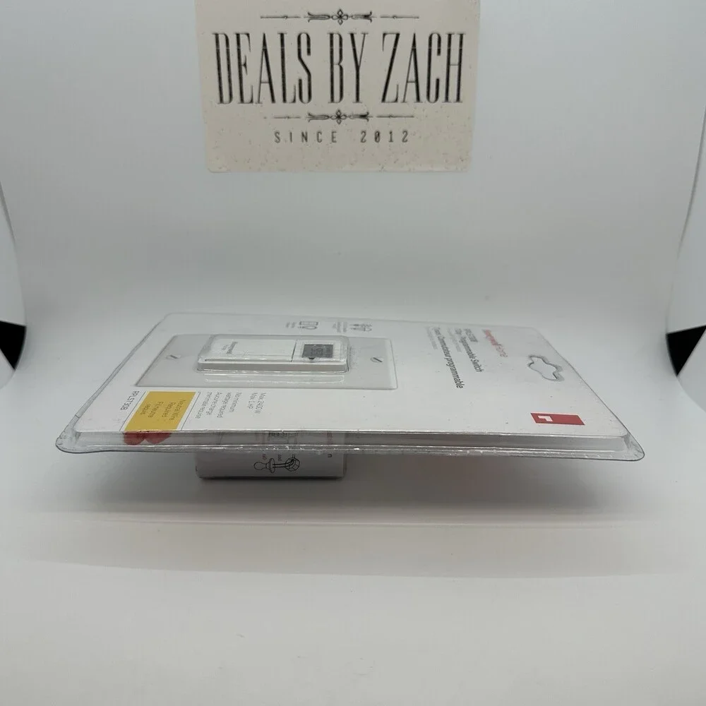 Honeywell Home RPLS730B 7-Day Programmable Light Switch Timer White Neutral Wire
